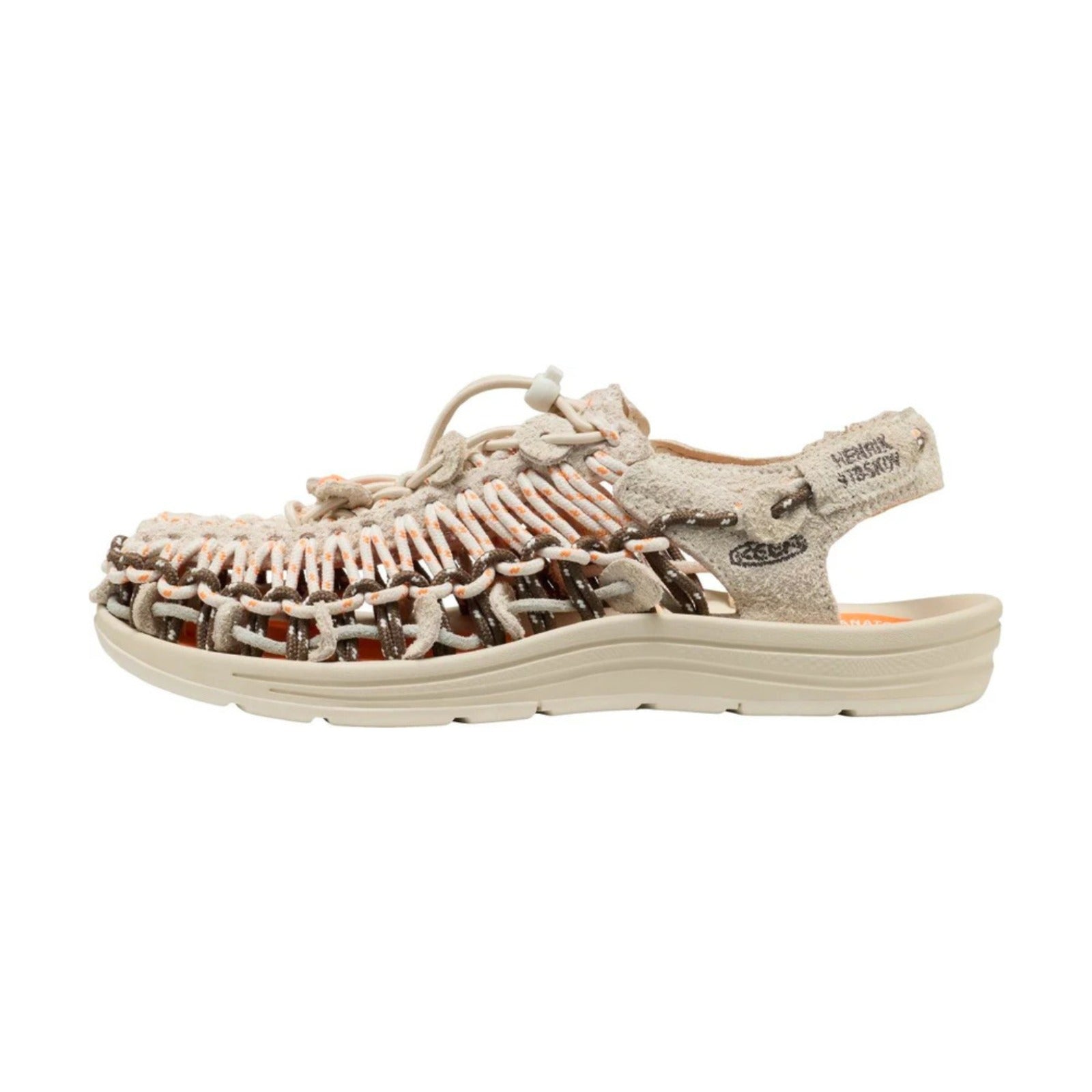 Sandalo UNEEK due corde - Beige\Arancio