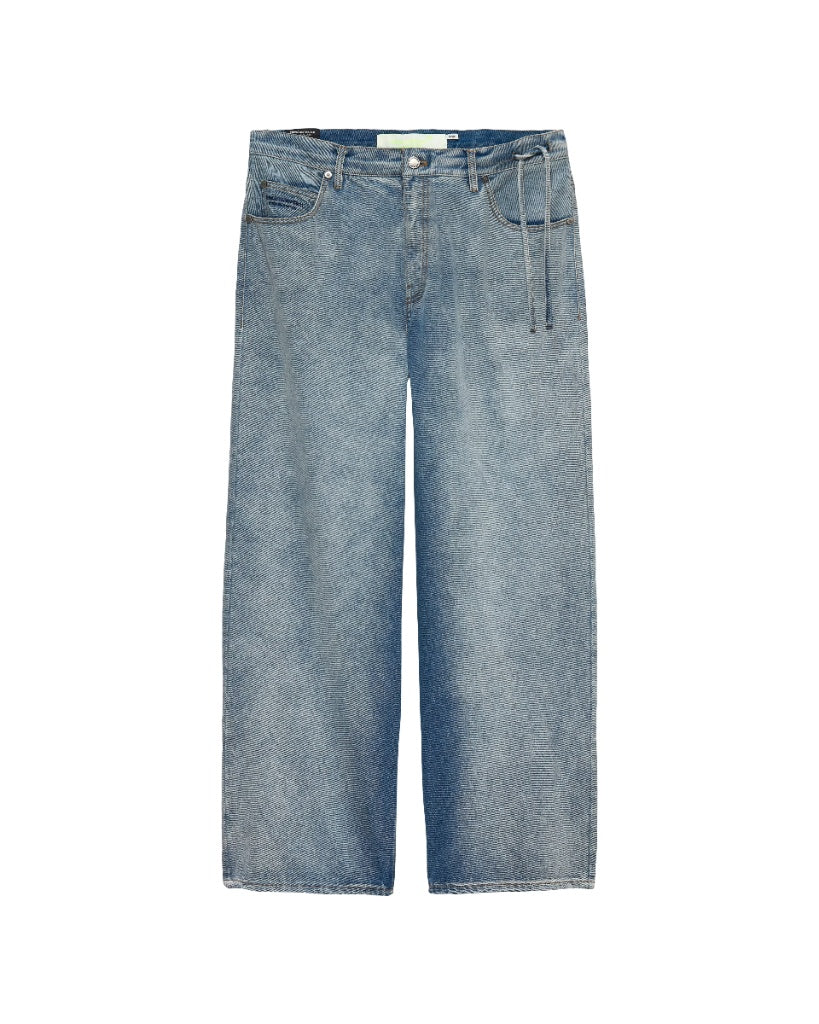 Jeans Oversized Wide-Leg Stone Wash