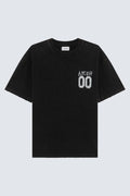 Jersey T-shirt with 00 Laser print