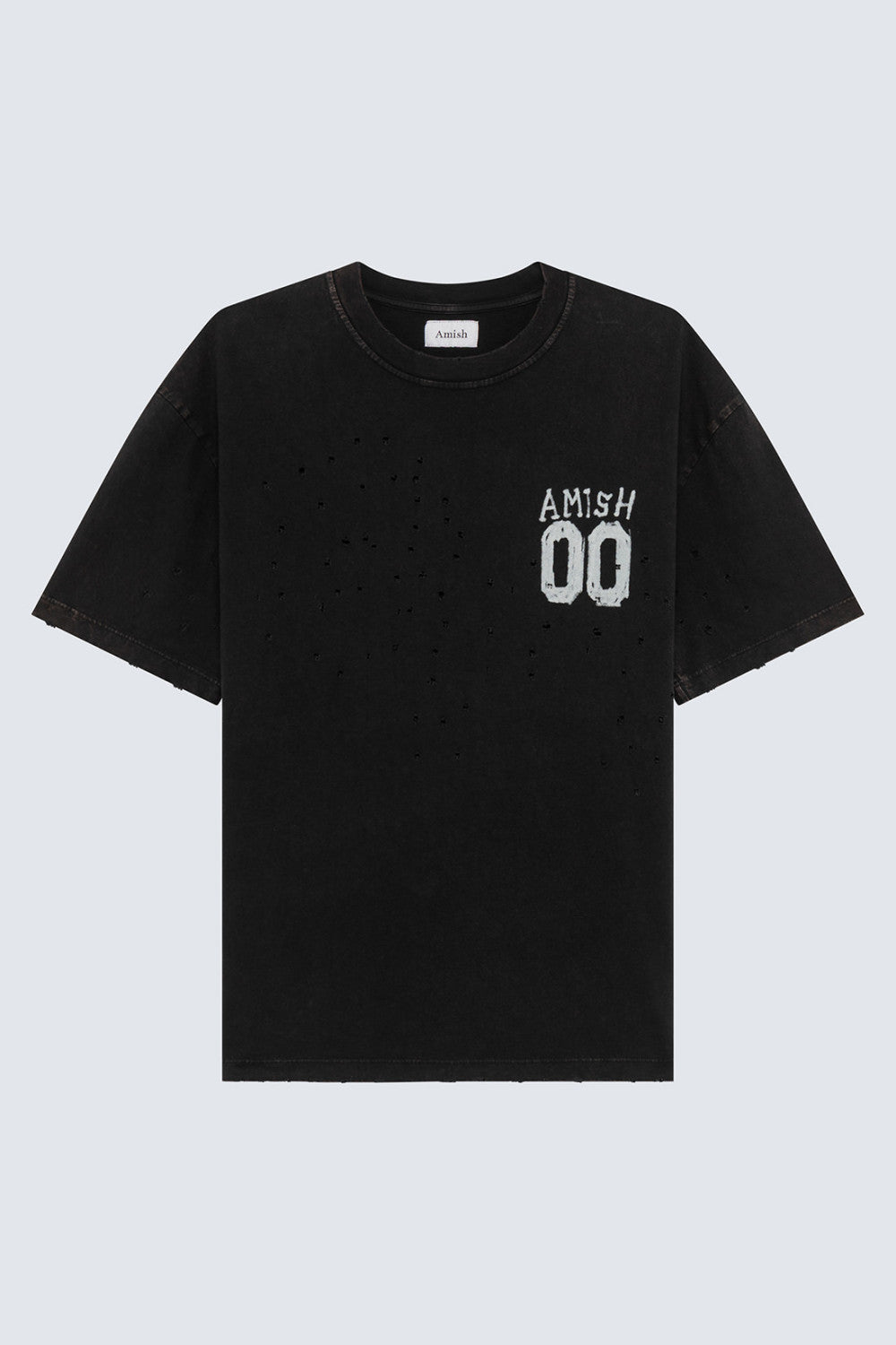 Jersey T-shirt with 00 Laser print